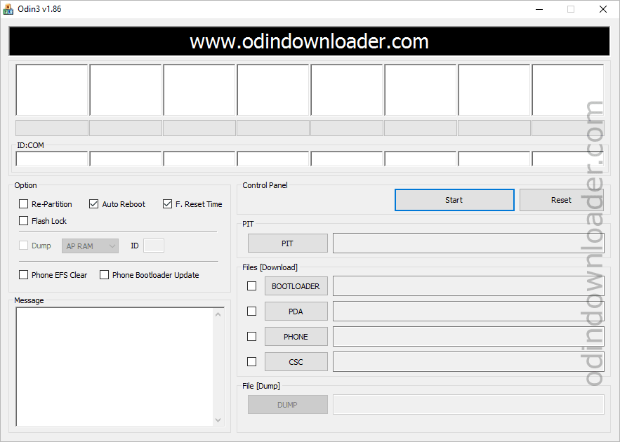 Odin3 Flash Tool v1.86