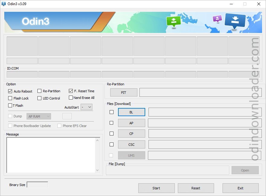 Odin3 Flash Tool v3.09