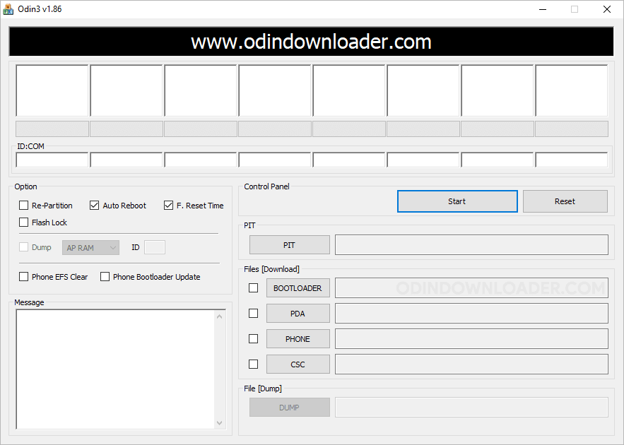 Odin3 Flash Tool v1.86